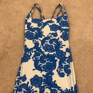 FLORAL LULULEMON TANK